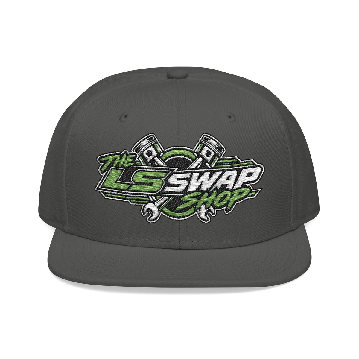 The LS Swap Shop – Signature Embroidered Snapback Hat 💚🏁
