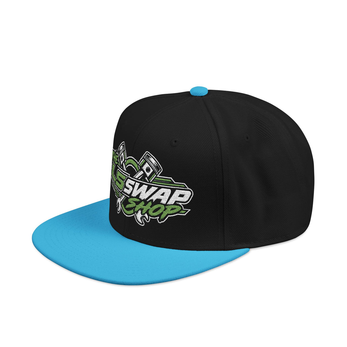 The LS Swap Shop – Signature Embroidered Snapback Hat 💚🏁