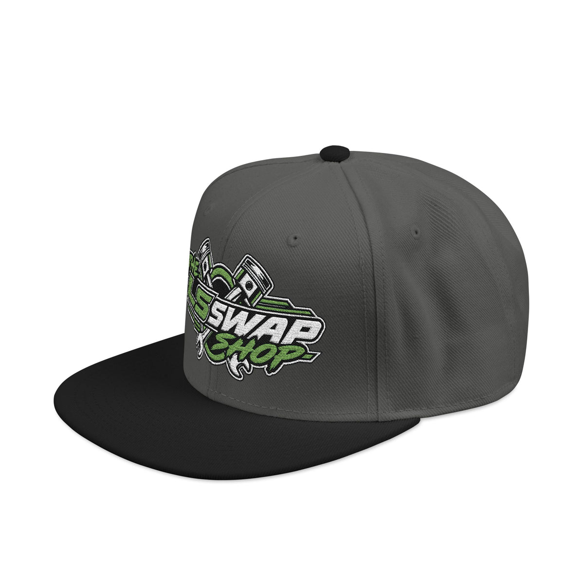 The LS Swap Shop – Signature Embroidered Snapback Hat 💚🏁