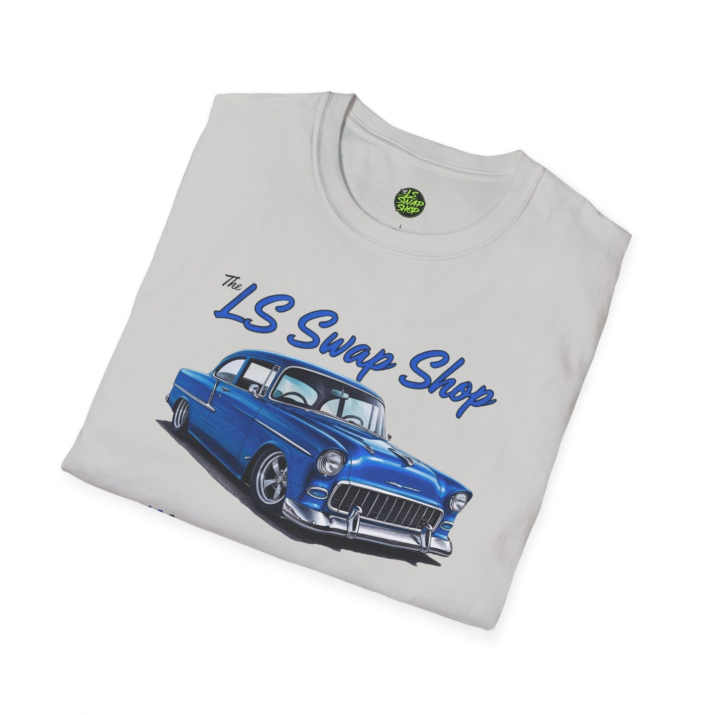 LS Swap Shop Classic – '55 Bel Air Double Take Tee (Blue Variant)