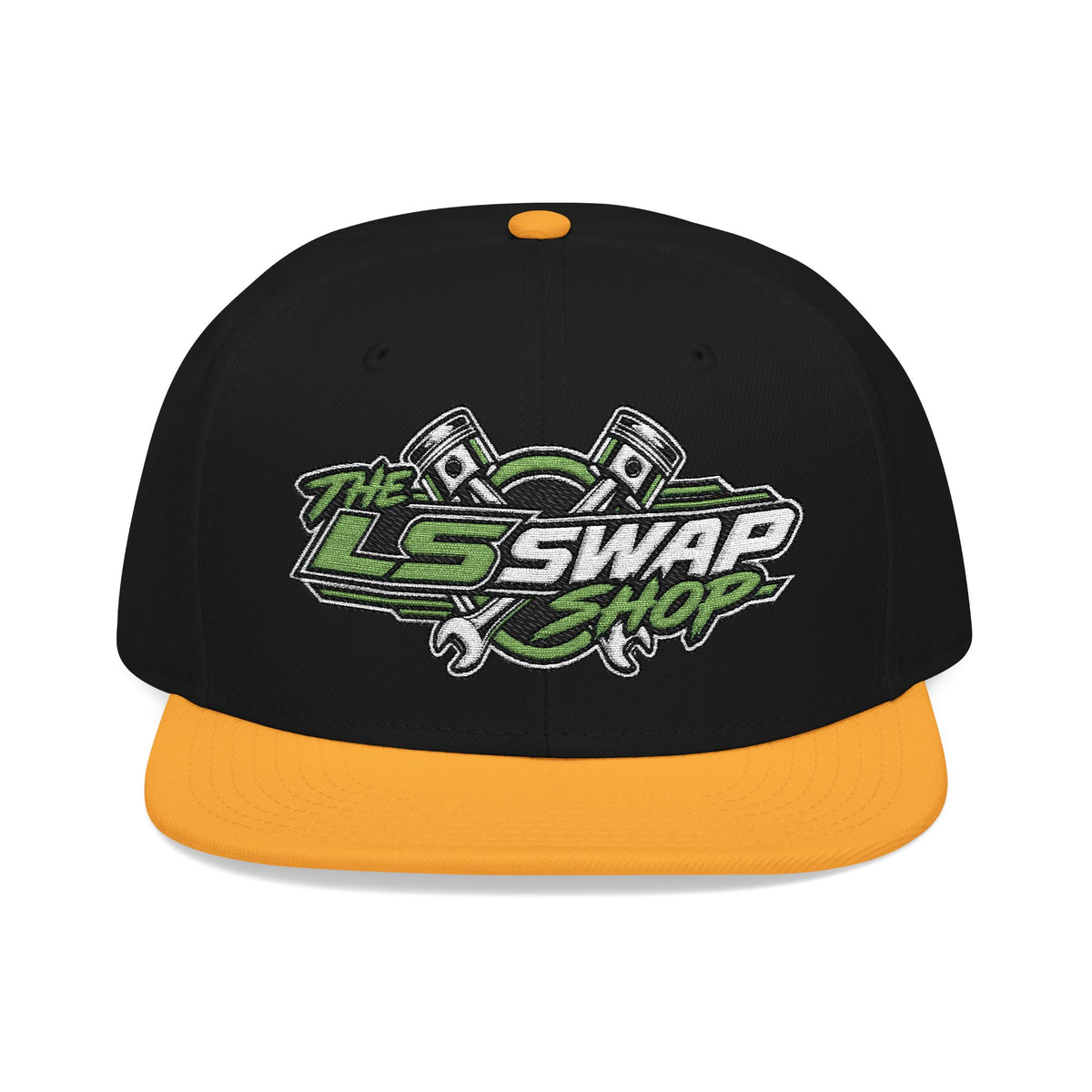 The LS Swap Shop – Signature Embroidered Snapback Hat 💚🏁