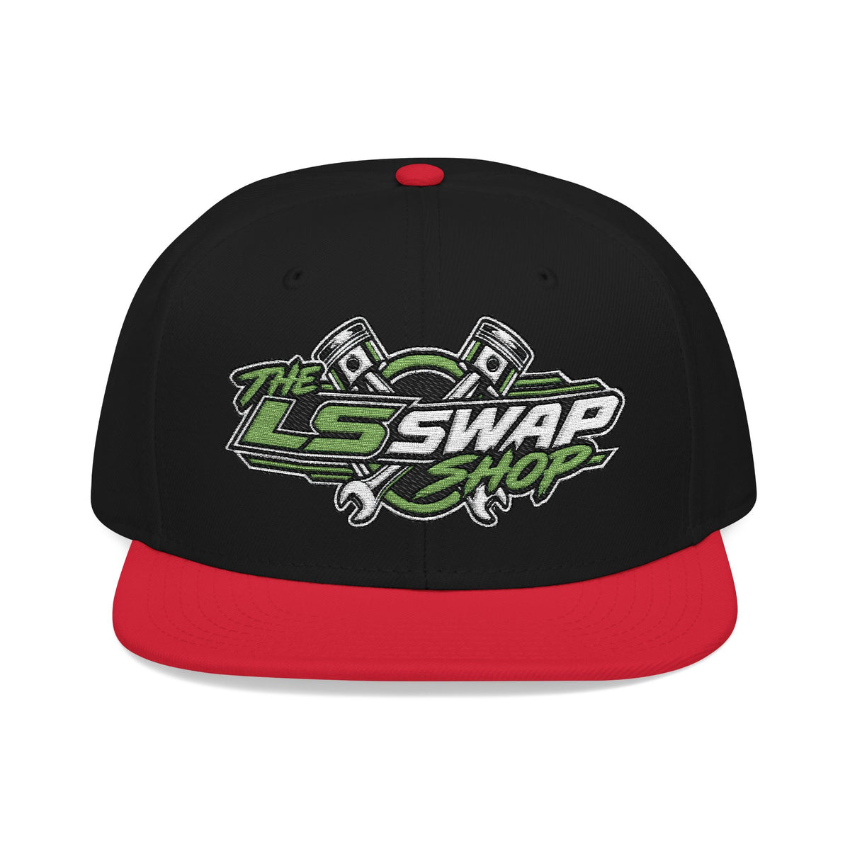 The LS Swap Shop – Signature Embroidered Snapback Hat 💚🏁