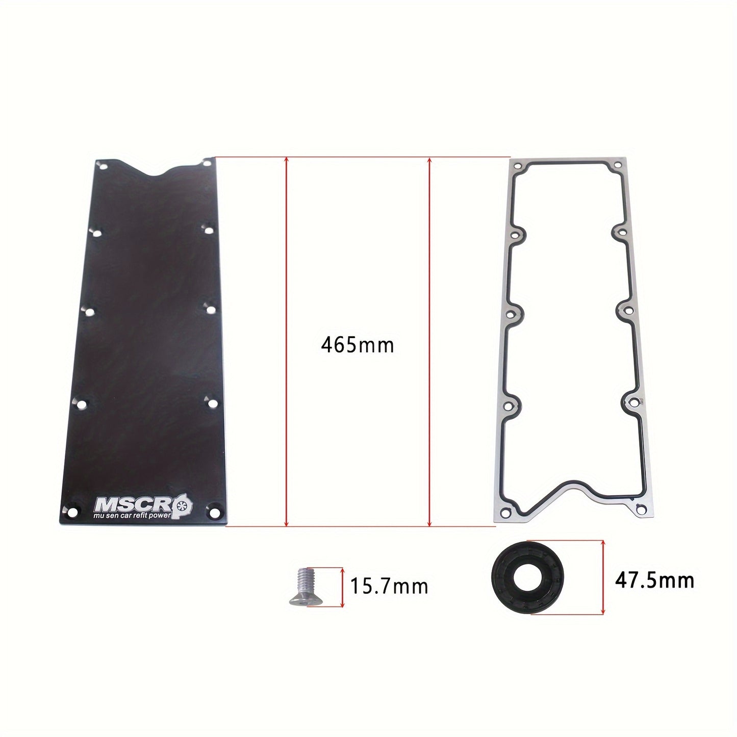 LS Gen 3 Valley Pan Cover Plate With Gasket And Seals Low Profile Compatible With LSX LS1 LM7 LR4 LQ4 LS6 L59