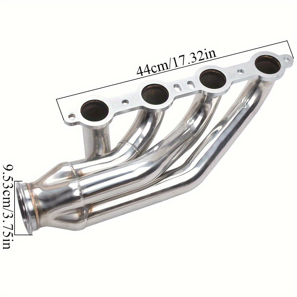 Turbo Exhaust Manifold & Headers For LS1 LS6 LSX GM V8+Elbows T3 T4 To 3.0" V Band