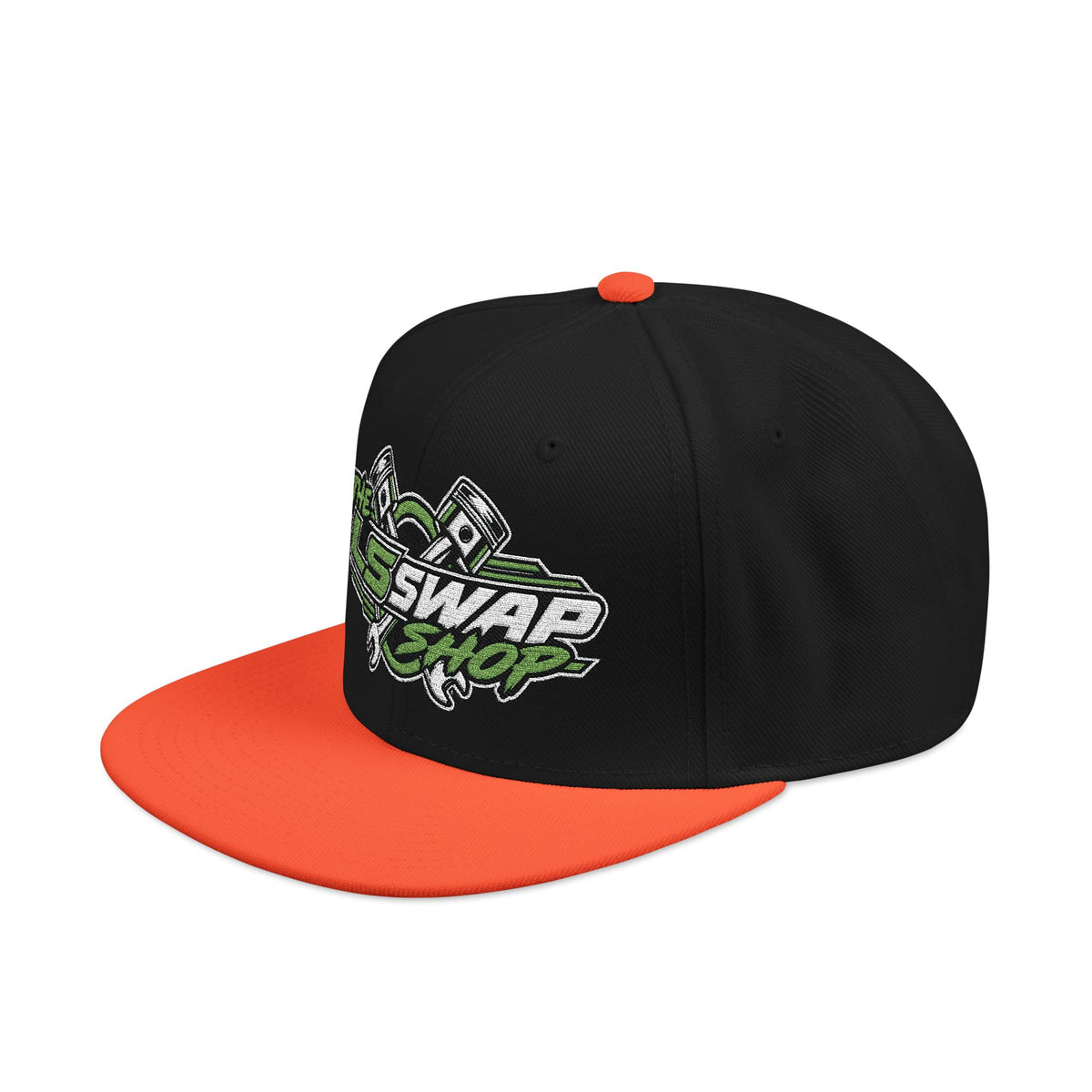 The LS Swap Shop – Signature Embroidered Snapback Hat 💚🏁