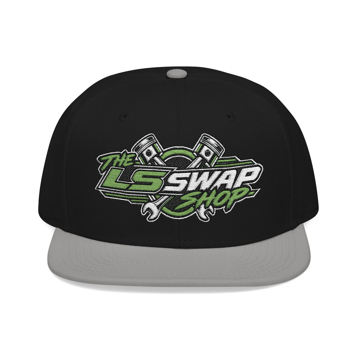 The LS Swap Shop – Signature Embroidered Snapback Hat 💚🏁