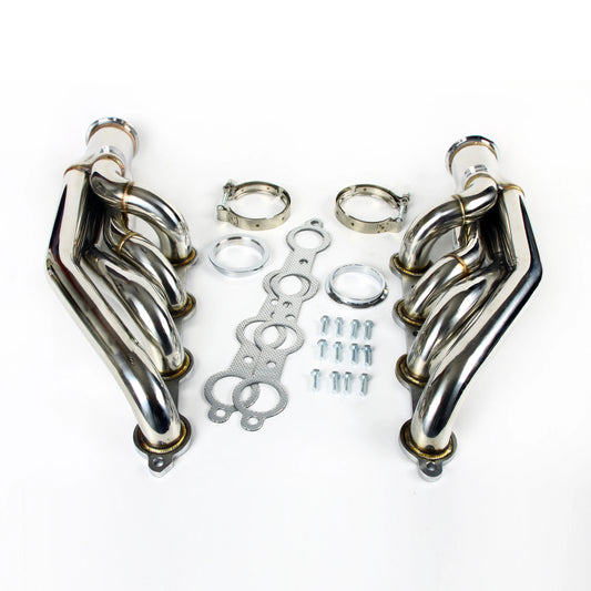 Turbo Headers Manifold Up&Forward 1-7/8" for Chevy LS1 LS2 LS3 LS6 LSX V8