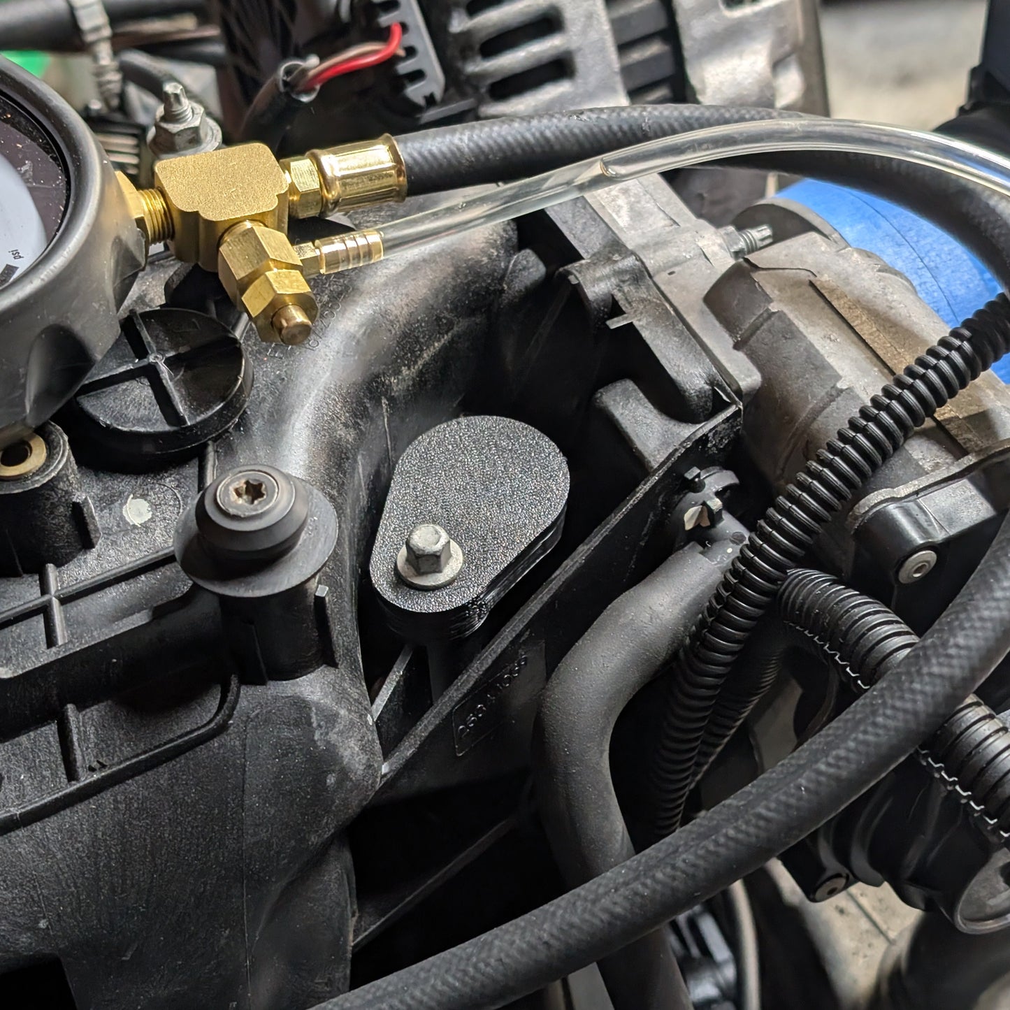 Vortec Intake Purge Valve Block-Off Plate | High-Temp ABS | The "LS Swap" Delete