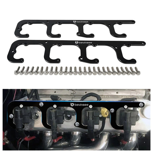 LS D580 Ignition Coil Bracket Set | Billet Aluminum Coil Mounts for LS & Vortec Engines