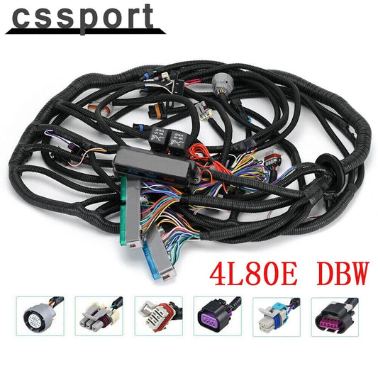 LS3 / Vortec Standalone Wire Harness – DBW 4L80E (2003–2007)