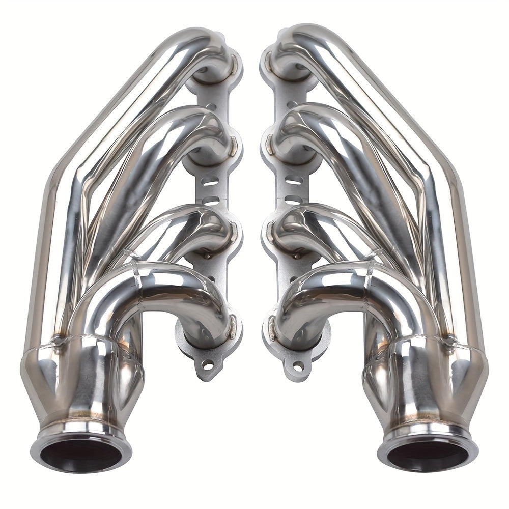 Turbo Exhaust Manifold & Headers For LS1 LS6 LSX GM V8+Elbows T3 T4 To 3.0" V Band