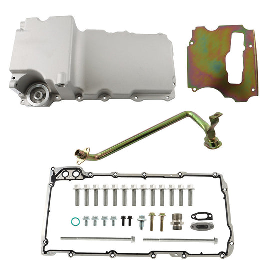Low Profile Oil Pan Kit for GM LS1 LS2 LS3 Engine 55-87 302-1 with LS Swap Retrofit